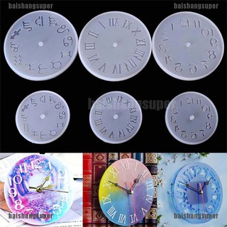 HANDMADE Khuôn Silicone Hình Đồng Hồ Treo Tường