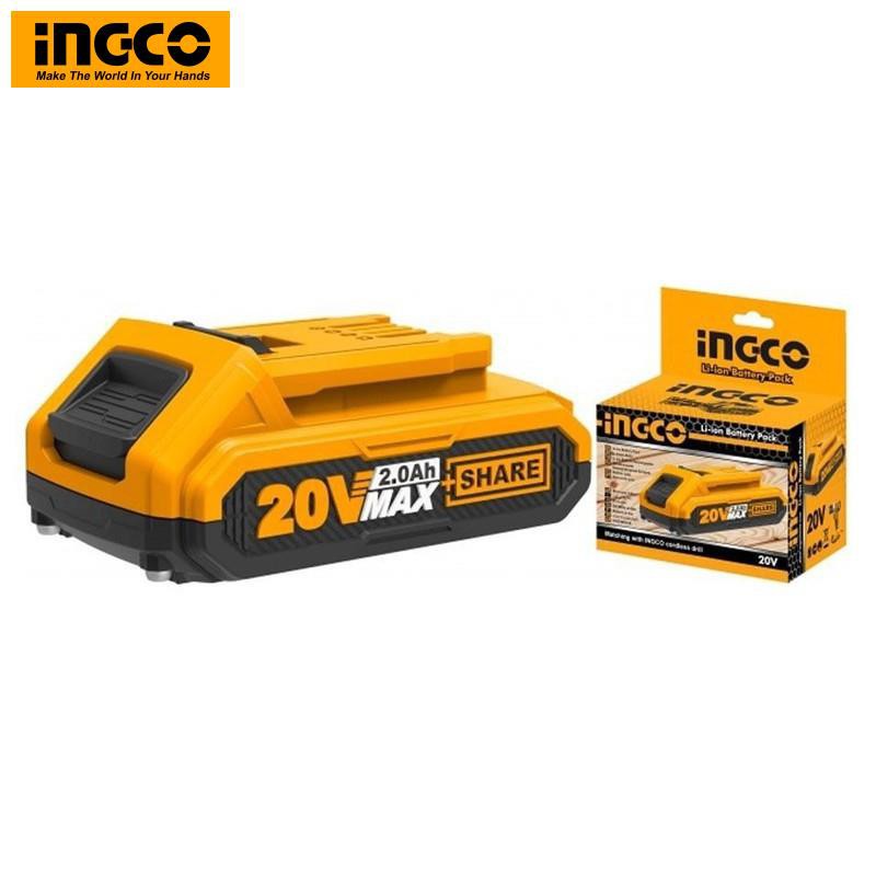 [INGCO] Pin Litium 20V/2Ah Ingco FBLI20011