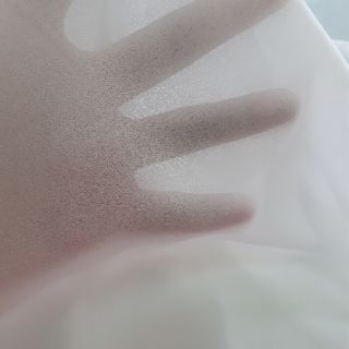 Vải voan lụa trắng