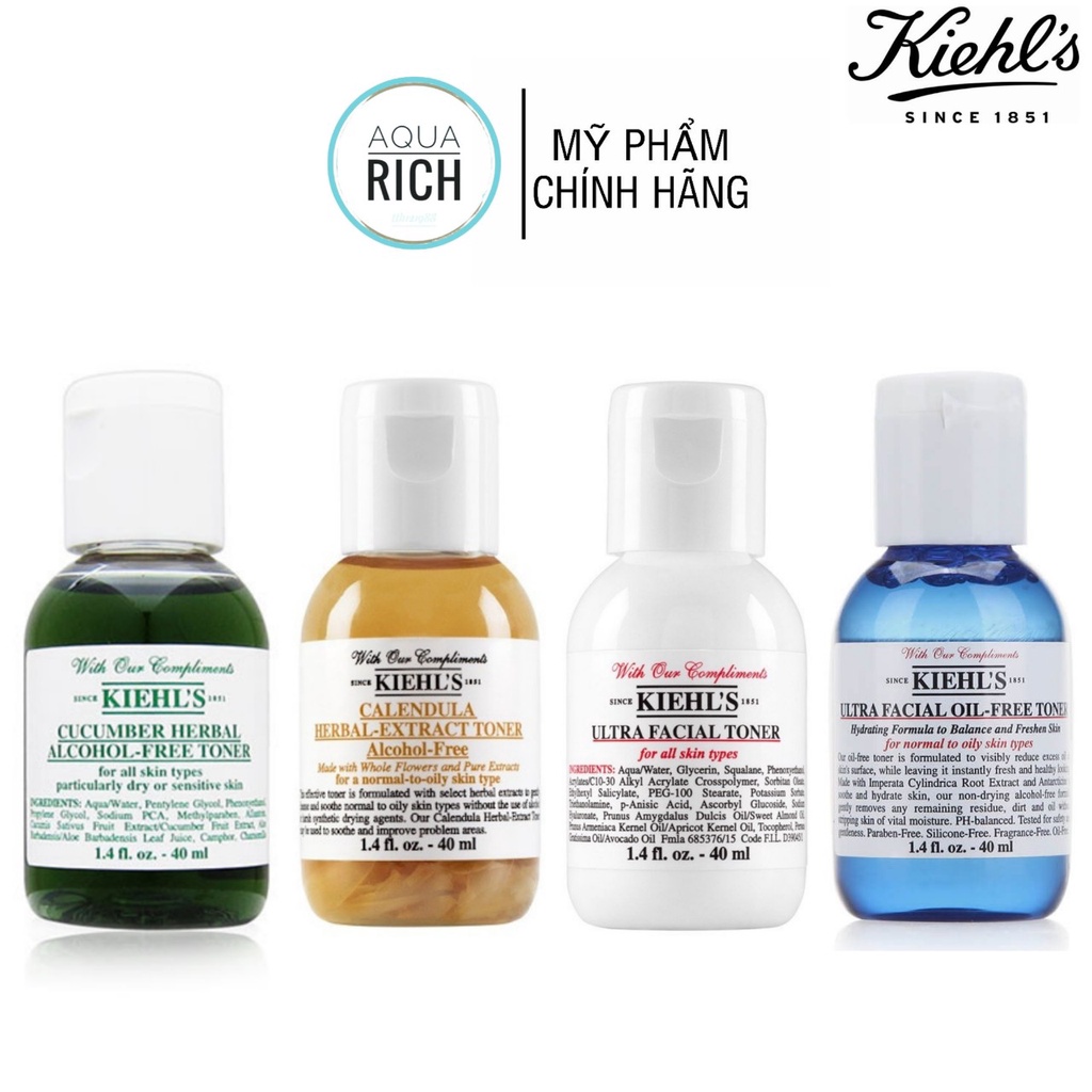 Nước Hoa Hồng Hoa Cúc Kiehl's 40ml Minisize - Đủ Loại Nước Hoa Hồng Kiehl's Kiehls