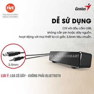 Loa SoundBar 100 Âm Thanh Vòm Sống Động Phong Cách Rạp Phim, Fullbox, Chính Hãng GENIUS