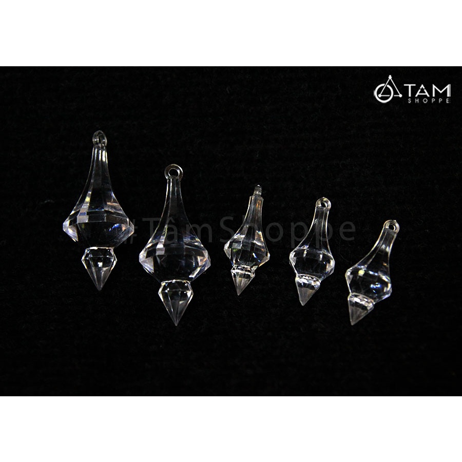 Phụ kiện trong suốt trang trí noel thạch nhũ kim cương X-PKTCT-68