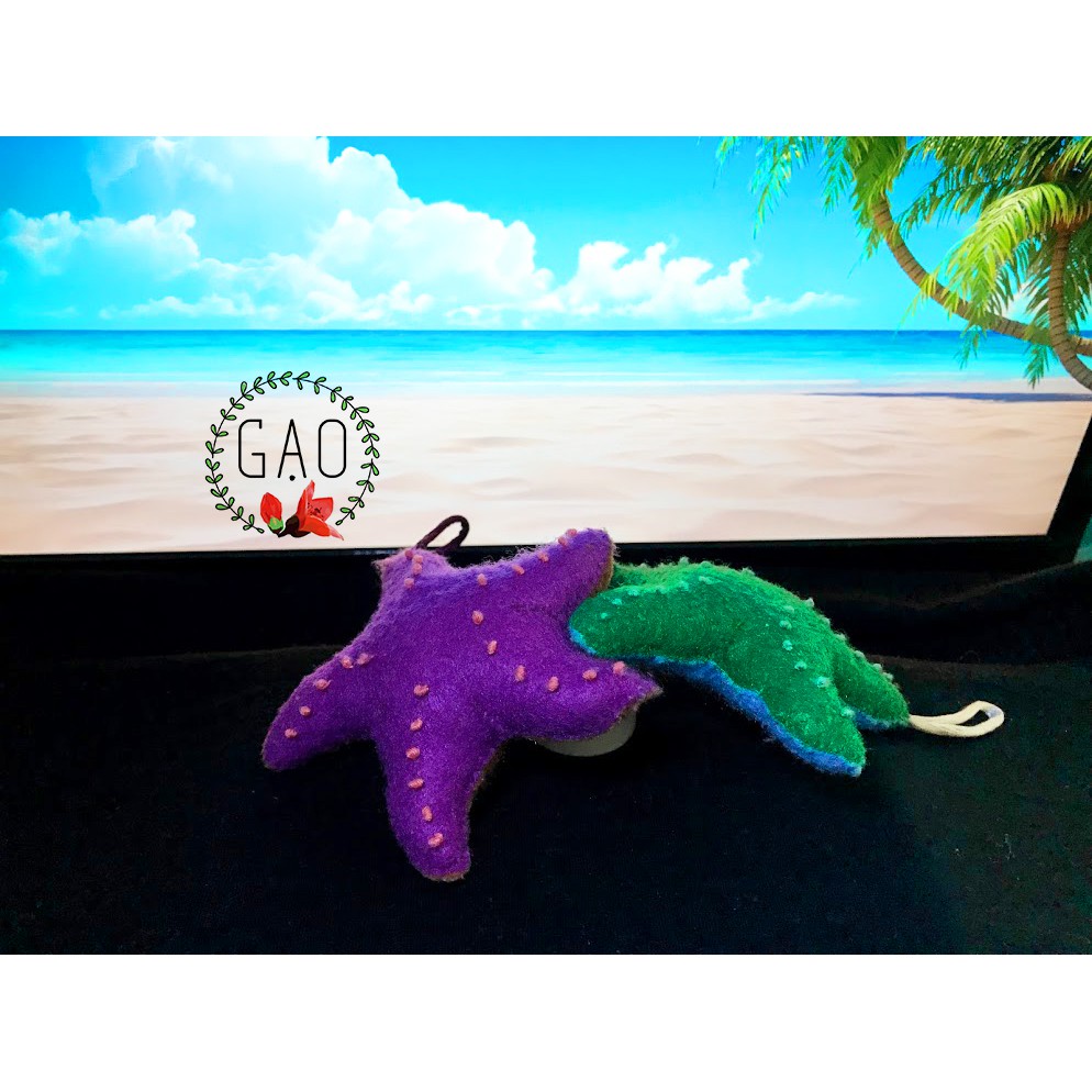 Móc khoá, treo nôi Sao biển - handmade siêu cute