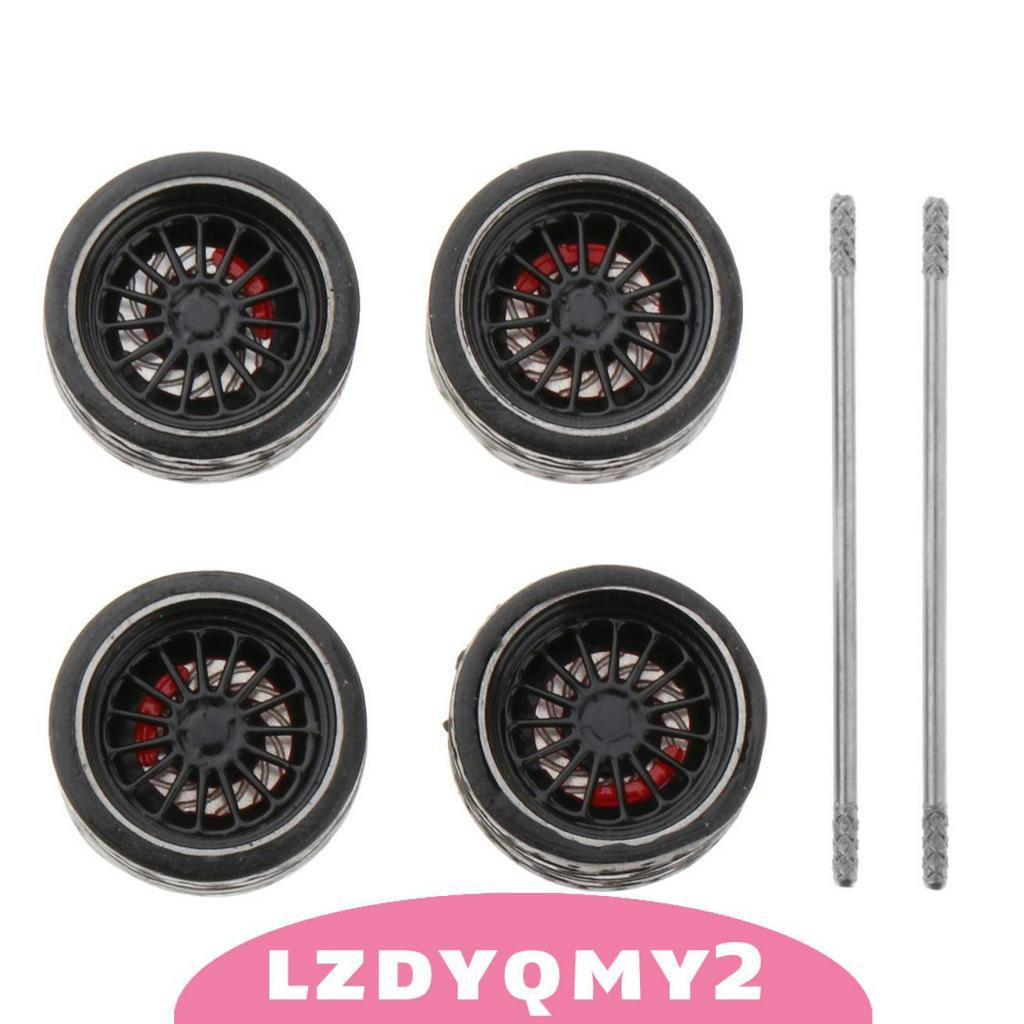 HOTWHEELS Bộ 4 Bánh Xe Đồ Chơi Tỉ Lệ 1: 64