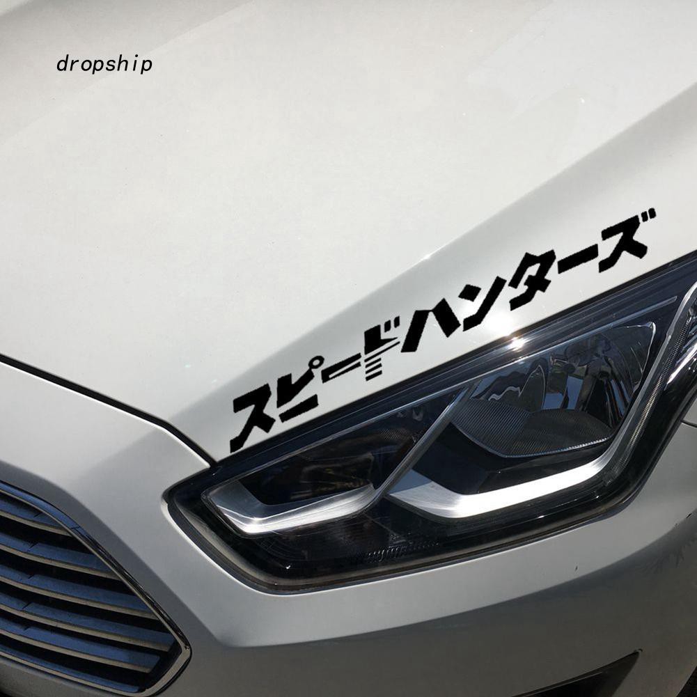 Đề Can Phản Quang JDM Speedhunter Dán Trang Trí Đèn Pha Xe Hơi