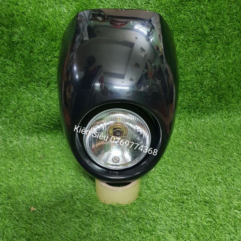 Kính chắn gió cafe racer classic phù hợp GD110, husky125, CG125, YB125, GN125
