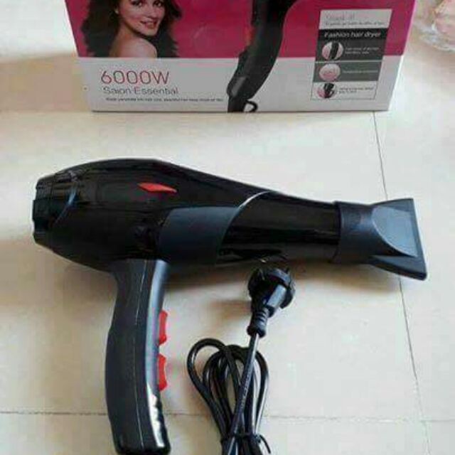 Máy sấy tóc Philips tạo kiểu công suất lớn 6000W, loại 2 chiều (tặng kèm 03 khẩu trang)