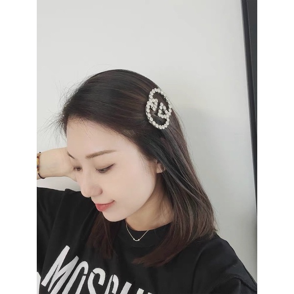 Kẹp mái gucii đính đá siêu sang chảnh