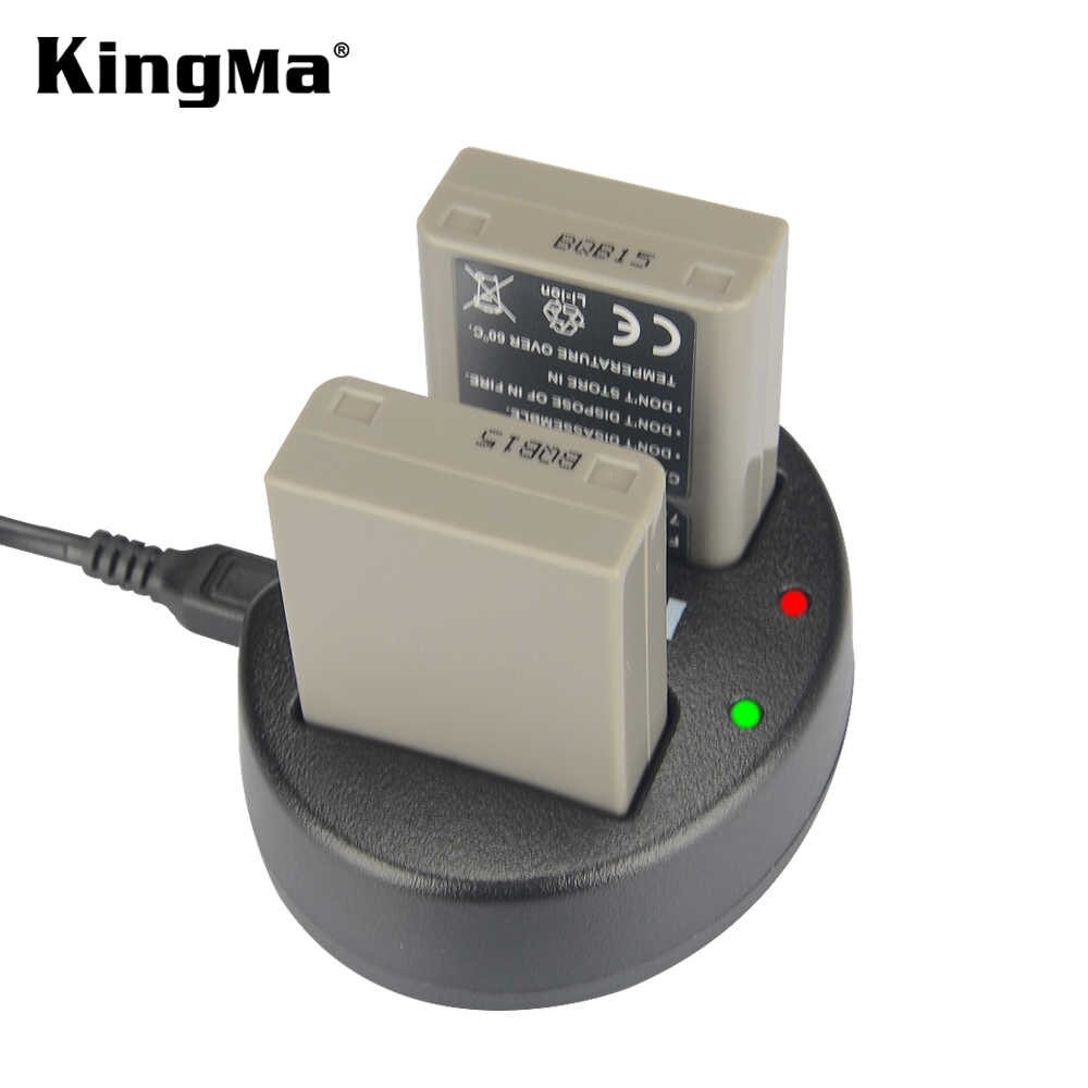 Pin sạc Kingma cho OLYMPUS BLN-1 + Hộp đựng Pin, Thẻ nhớ