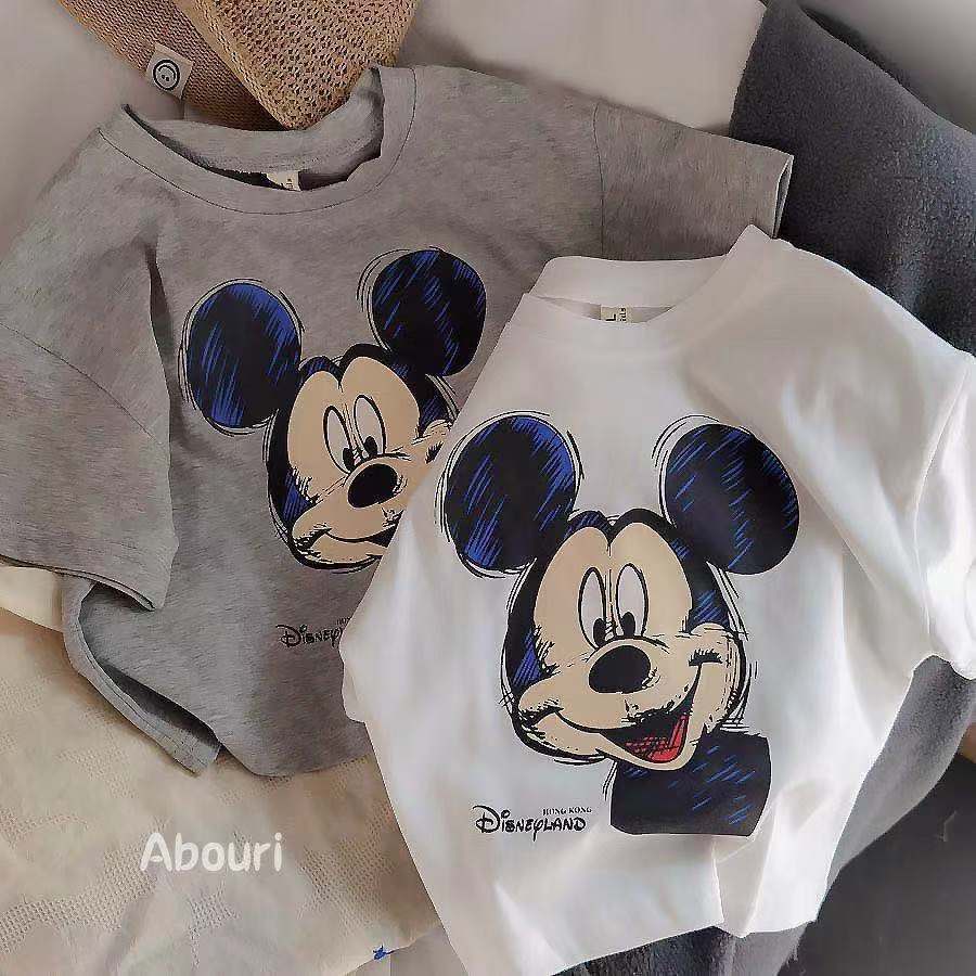 Áo Thun Cotton Ngắn Tay In Hoạt Hình Thời Trang Mùa Hè Hàn Quốc Dành Cho Nữ 2023