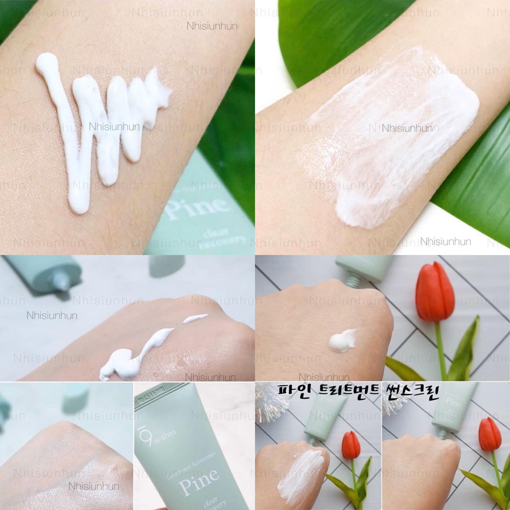 Kem chống nắng 9Wishes Pine T.r.e.a.t.m.e.n.t Suncreen SPF50+ PA ++++