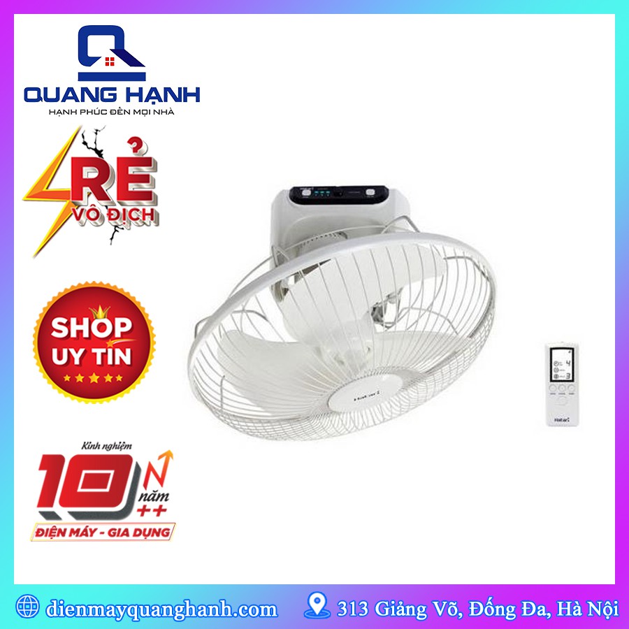 Quạt đảo trần Hatari Thái Lan HT-C18R1 HT-C18R1(S) Bảo hành 12 tháng [Hàng chính hãng]