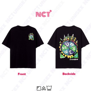 ÁO THUN CHỮ CÁI - Áo Thun Unisex Freesize Cho Nam & Nữ - Áo Thun Tay Lỡ Không Cổ - Áo Thun 100% Cotton - NCT Unisex