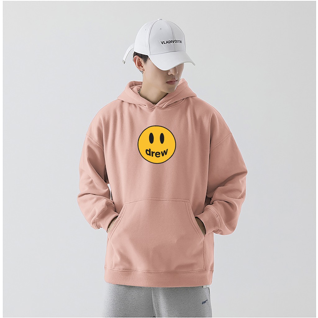 Áo hoodie drew nam nữ - áo mũ hoodie nỉ thu đông phong cách ulzzang nhiều màu chất nỉ bông dày đẹp HD3