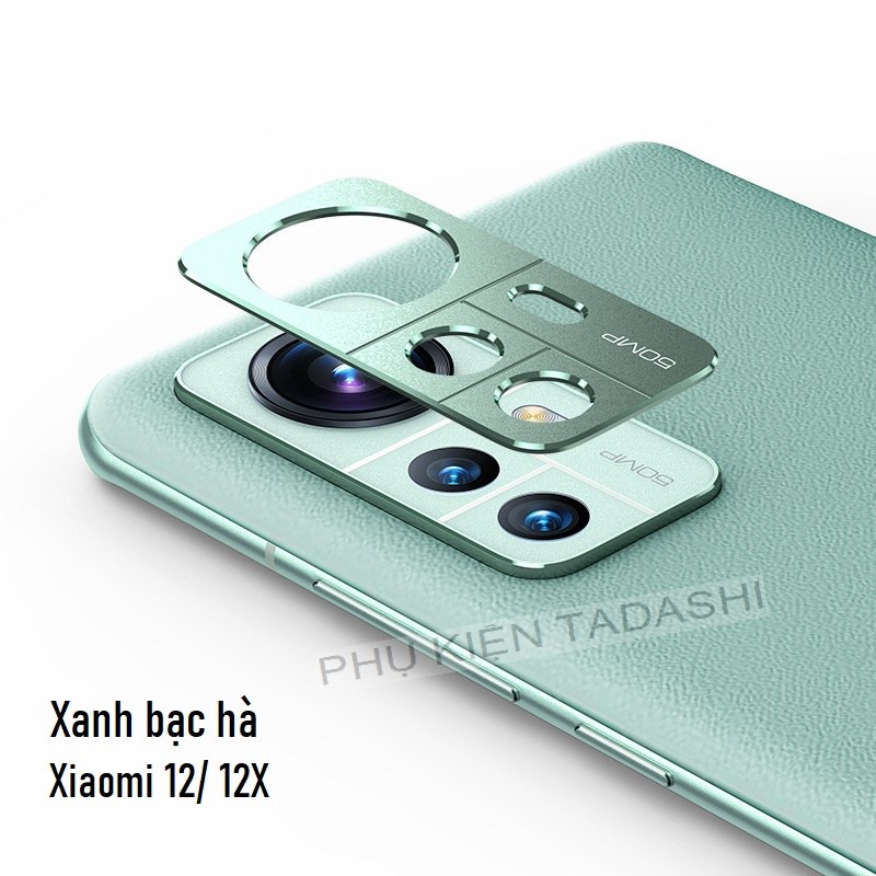 Miếng Kim Loại Bảo Vệ Camera Xiaomi 12/ 12X, Xiaomi 12 Pro - HỢP KIM NHÔM, Ốp viền camera Xiaomi 12 Pro/ Xiaomi 12/ 12X