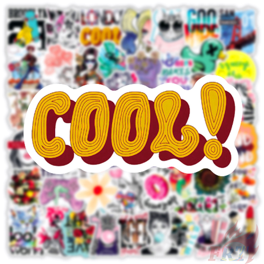 ❉ Pink Modern Tokyo Girl Series 02 Cool Chewing Gum Girls Stickers ❉ 50Pcs/Set DIY Fashion Luggage Laptop Skateboard Doodle Stickers