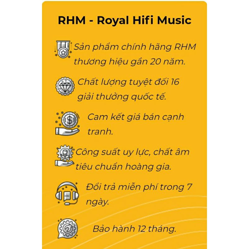 Loa RHM RM 115 BT nghe nhạc có bluetooth