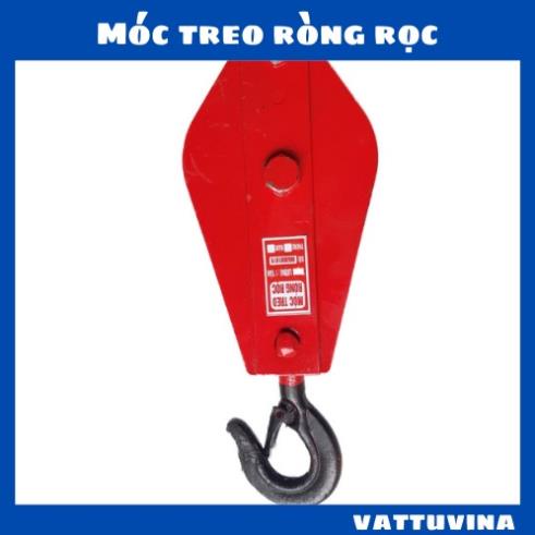 Móc treo ròng rọc - puly treo cáp tải 500 KG, 1 TẤN, 2 TẤN, 3,5 TẤN - Kim Khí Vattuvina CÁP THÉP THỦ ĐỨC