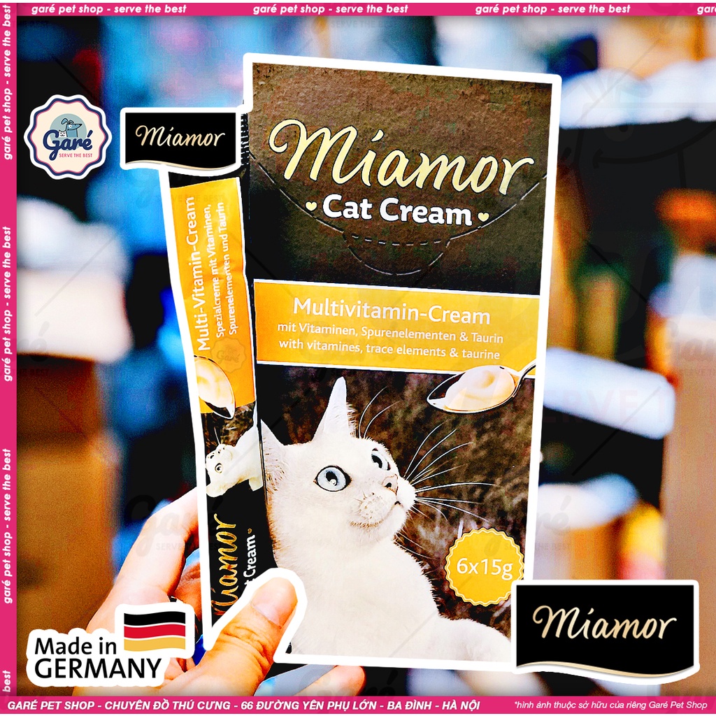 Súp thưởng Miamor bổ sung dưỡng chất cho Mèo Garé Pet Shop - Miamor Cat Snack Cream