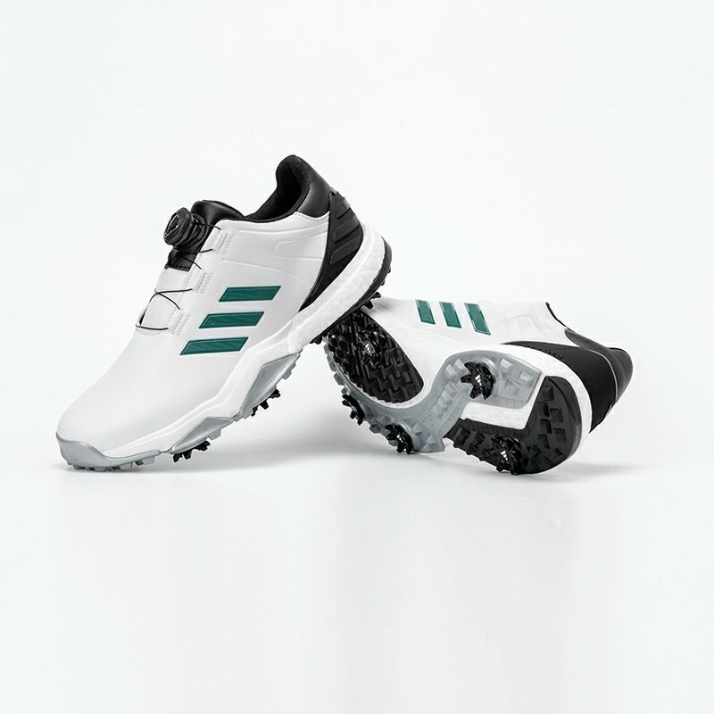 Giày golf Adidas nút vặn đế đinh chống trơn tốt,giày golf nam,golf shoes