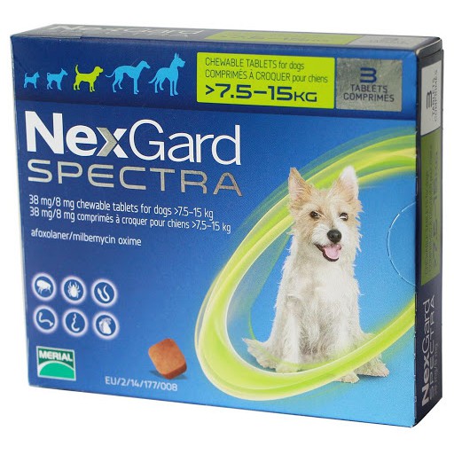 NEXGARD SPECTRA 7.5-15KG