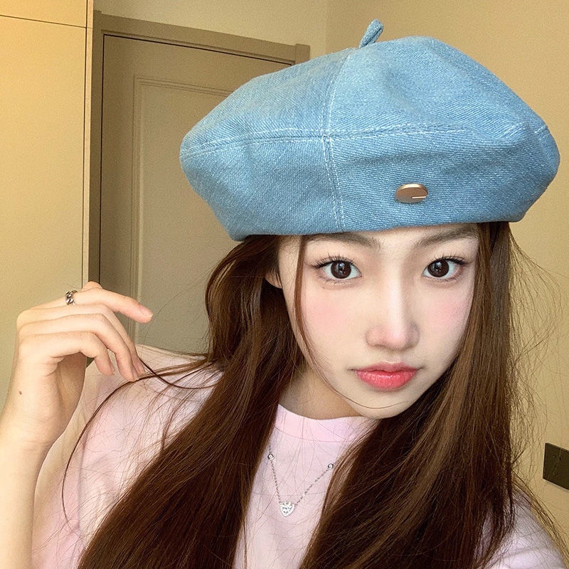 Mũ Beret Cao Bồi Mỏng Phong Cách Cao Bồi Cổ Điển Hợp Thời Trang Xuân Thu