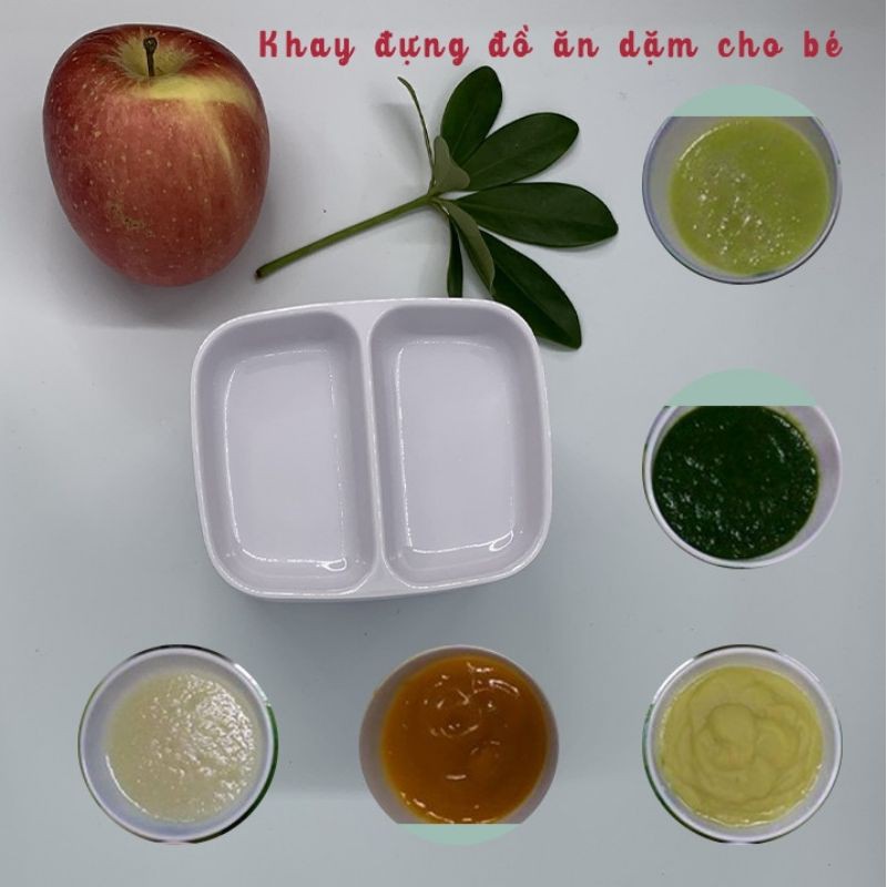 Bát chấm phíp 2 ngăn nhựa Việt Nhật