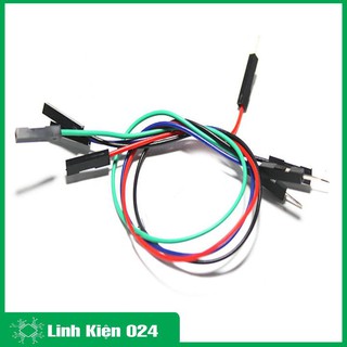  Dây Nối 40P 7 Màu Dài 10Cm ( 2 Đầu Đực Cái )