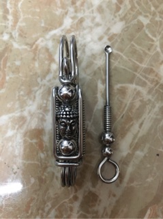Bộ móc khoá phật inox
