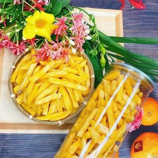 KHOAI LANG VÀNG ĐÀ LẠT CẮT CỌNG SẤY GIÒN 500G