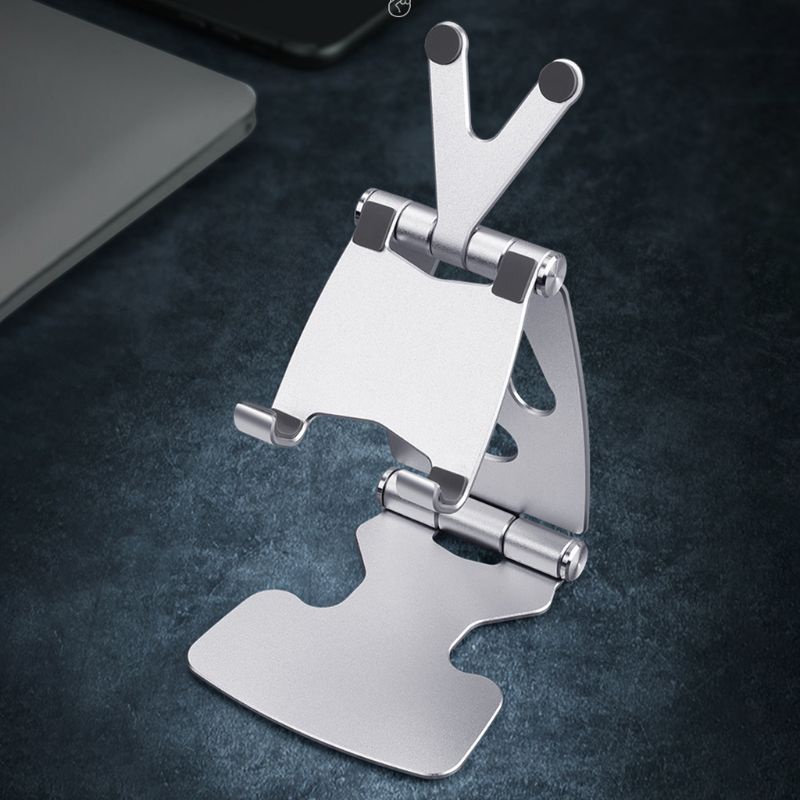 Giá Đỡ Điện Thoại / Máy Tính Bảng Bằng Hợp Kim Nhôm Có Thể Điều Chỉnh Góc