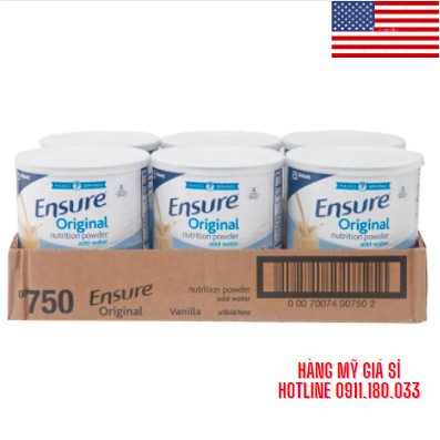 DATE 2023 - COMBO 6 LON Sữa Ensure ORIGINAL 397g Mỹ CHÍNH HÃNG MỚI NHẤT