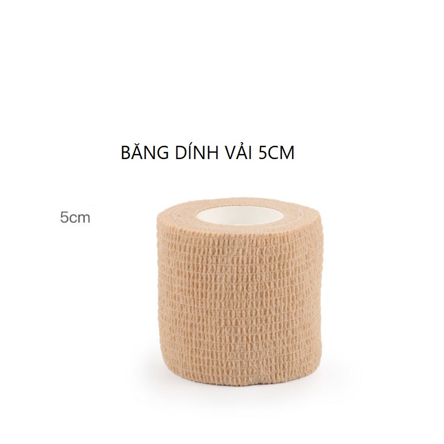 Băng keo thể thao bảo vệ ngón tay cổ tay Thể thao finger tape wrist tape 5cm x 4.5m, đủ màu sắc