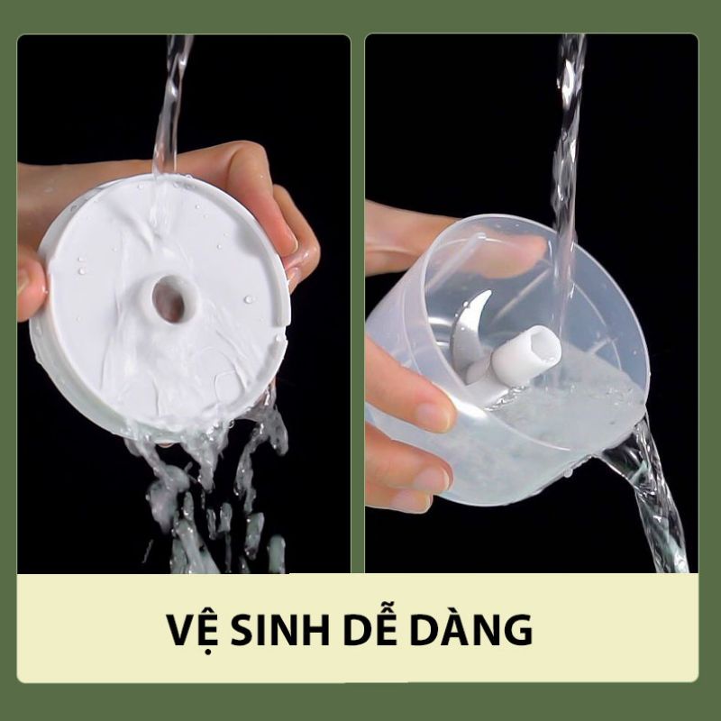 MÁY XAY MINI TỎI ỚT CẦM TAY 3 LƯỠI SẠC ĐIỆN DUNG TÍCH 250ML - Lùn Con Food