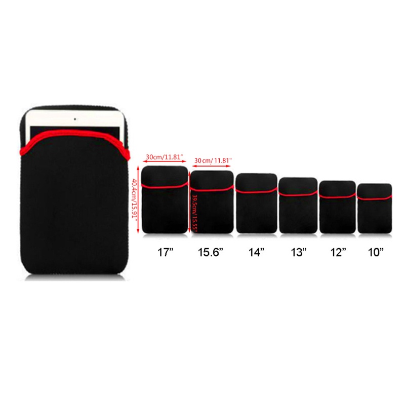 Túi Đựng Bảo Vệ Laptop 10-17 inch Bằng Neoprene Mềm
