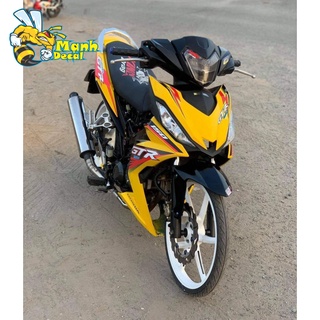 Ten rời xe winner GTR dán xe vàng