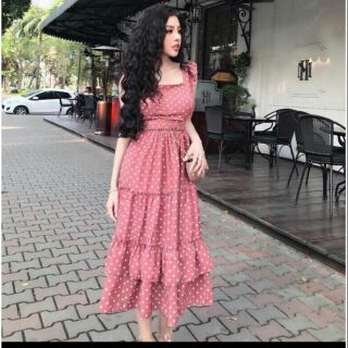 Đầm maxi qc