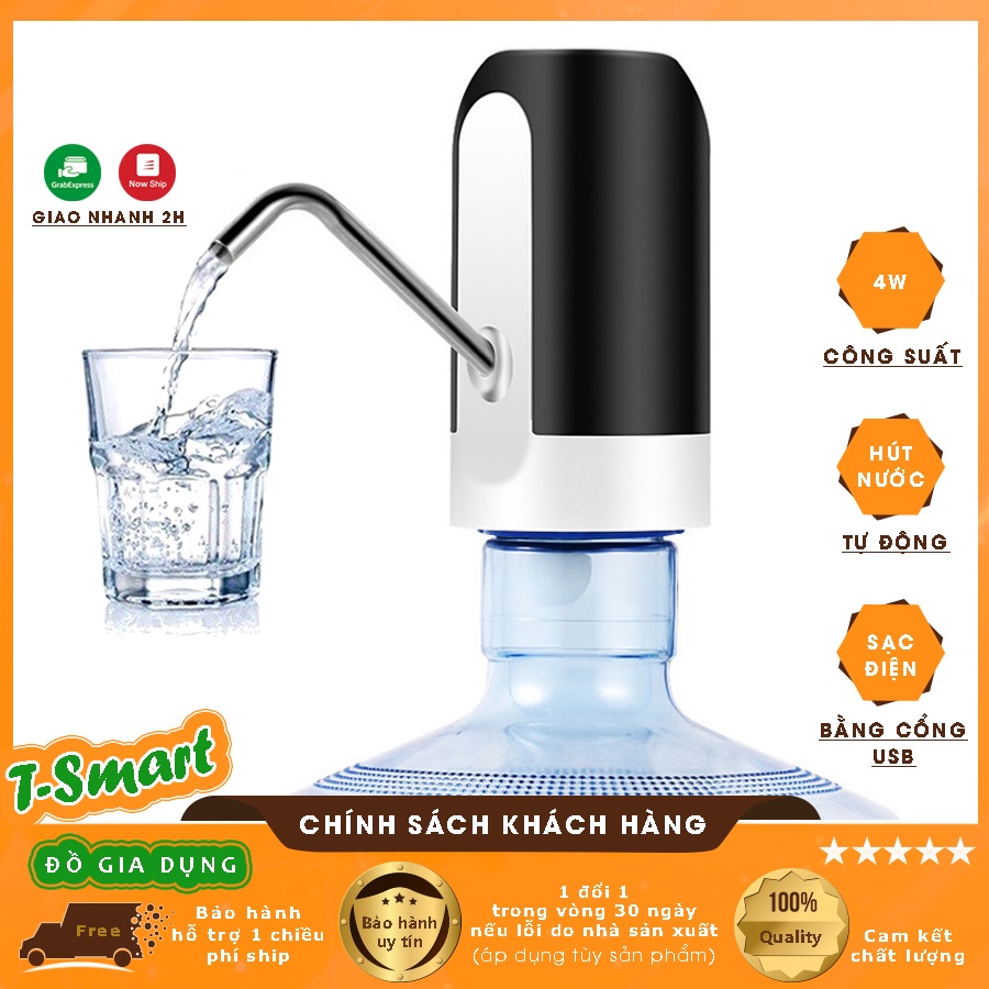 Máy Bơm, Hút Nước Tự Động Trong Bình Đa Năng Tiện Lợi - Kèm Dây Sạc USB