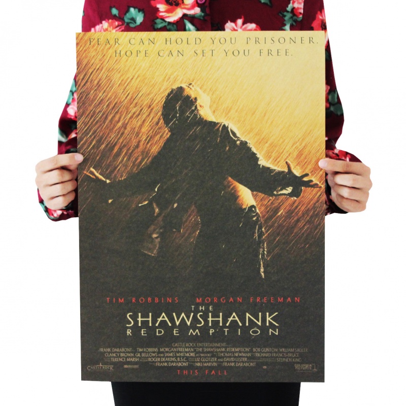 Tranh treo tường trang trí nội thất quán cà phê phong cách phim Shawshank's Redemption