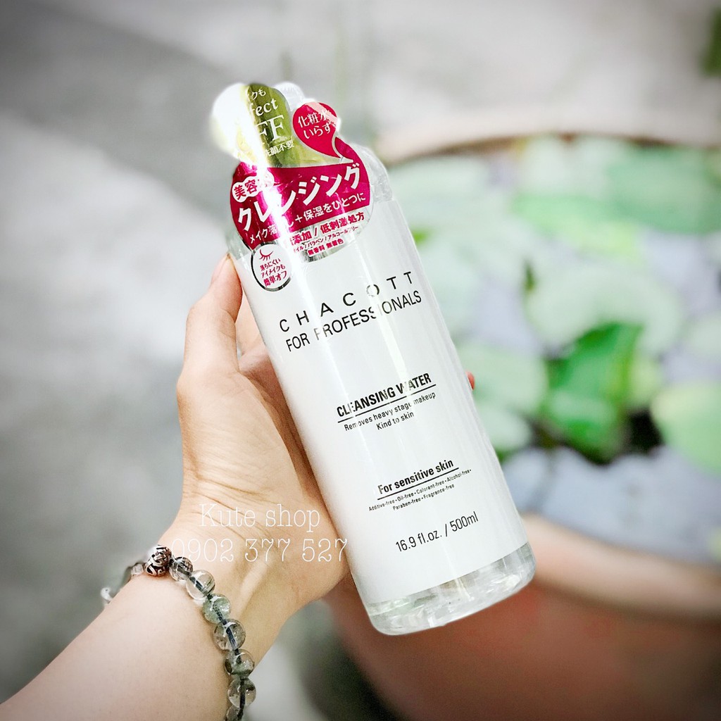 Nước tẩy trang Chacott Cleansing Water 500ml