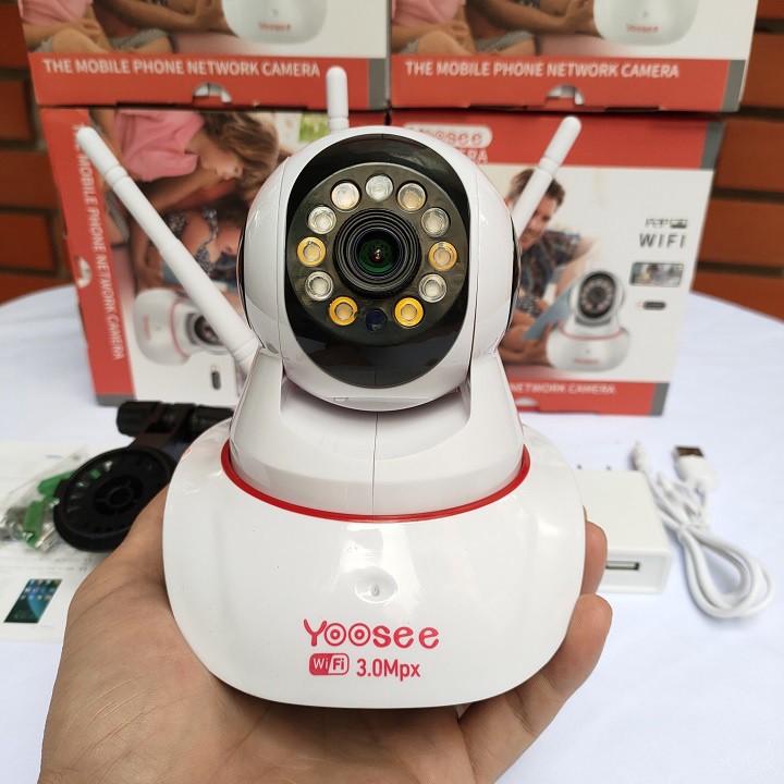 Camera Yoosee IP Wifi 3 Râu Không Dây Full HD Phiên Bản 2020