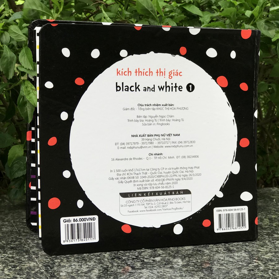 Sách - Kích thích thị giác - Black and white - Quyển 1