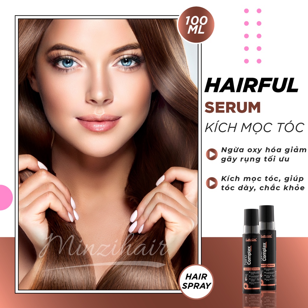 [SIÊU PHẨM] Serum Kích Mọc Tóc HAIRFUL - Sản Phẩm Mọc Tóc Cao Cấp - Minzihair