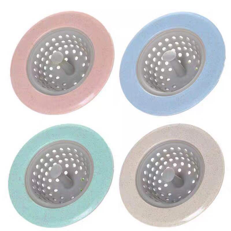 [Tổng Kho Sỉ] Giỏ Chặn Lọc Rác Bồn Rửa Bát LOẠI TRÒN CÓ THANH CẦM (Lúa Mạch) - Dễ Dàng Đổ Rác Nhanh Chóng, Sạch Sẽ