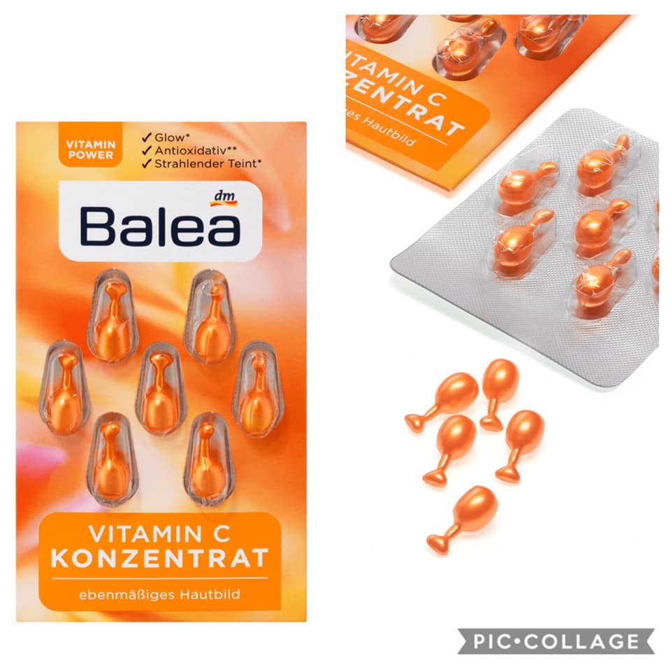 Viên Nang Dưỡng da CHỐNG LÃO HOÁ DA BALEA , Vitamin C  - Hàng nội địa Đức