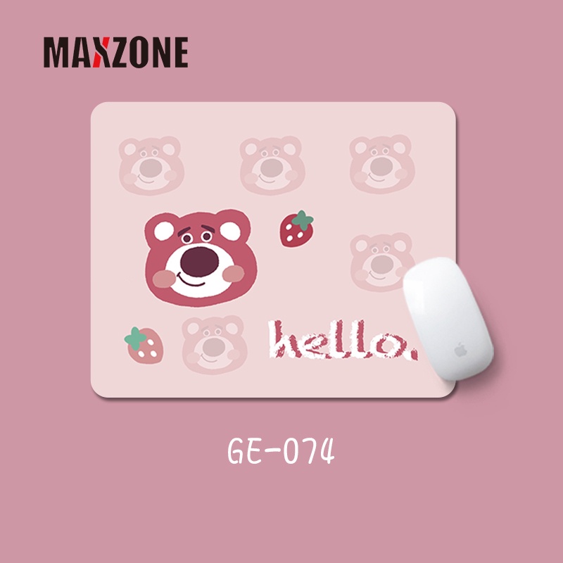Maxzone Tấm Lót Chuột Và Bàn Phím Máy Tính 21X26 Jennie / Kirby Lotso / Gấu / Dâu Tây Siêu Đáng Yêu