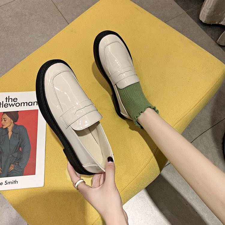 Giày Lười Đế Dày Da PU Thời Trang Dành Cho Nữ | BigBuy360 - bigbuy360.vn