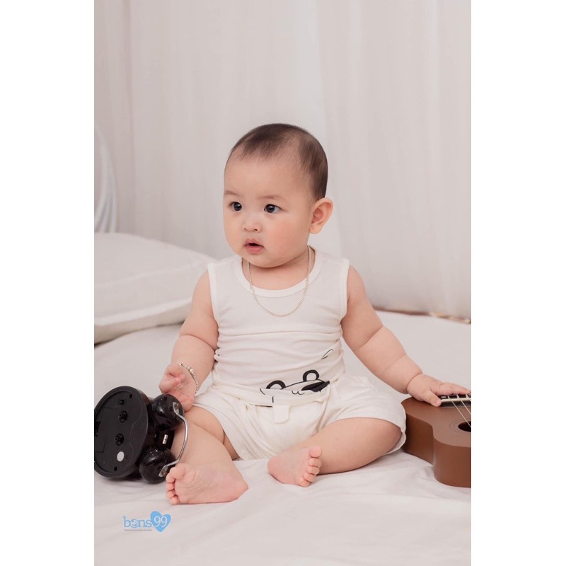 Bộ ba lỗ bamboo Bons99 ( sát nách BB006)