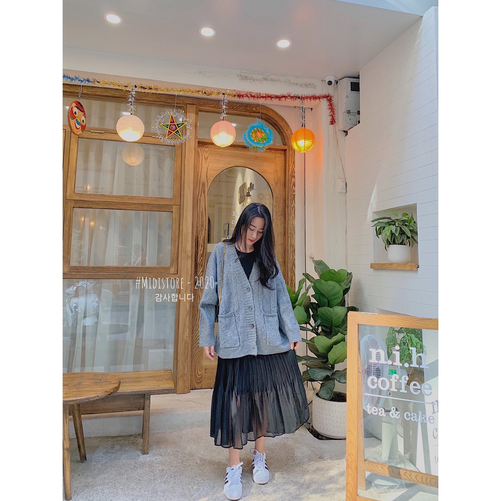 Áo Cardigan vặn thừng NONO (Ảnh/Video tự chụp)