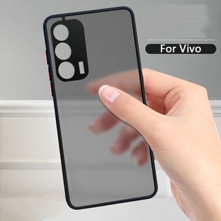 Ốp Lưng trong suốt nhám chống sốc cho VIVO S1 V15 V17 V20 Pro Se V21 V21e V19